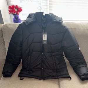 Men's Black Puffer Jacket